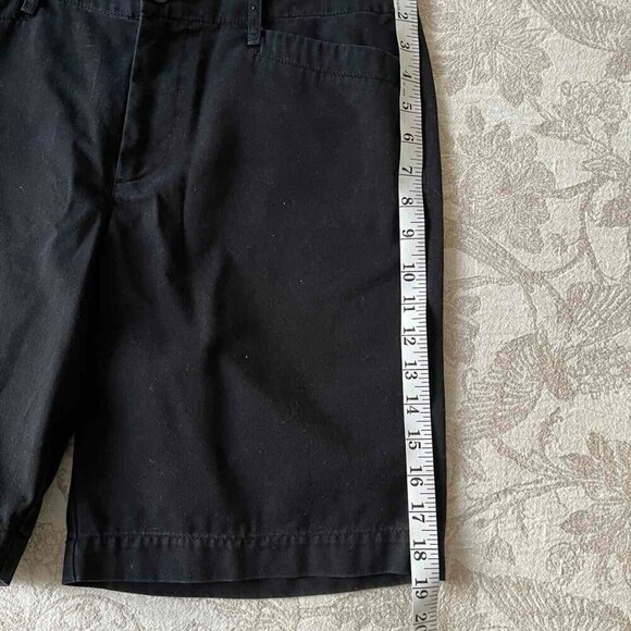 Women's Shorts Lauren Ralph Lauren 6 Bermuda Black Mid Rise Casual - Picture 6 of 12